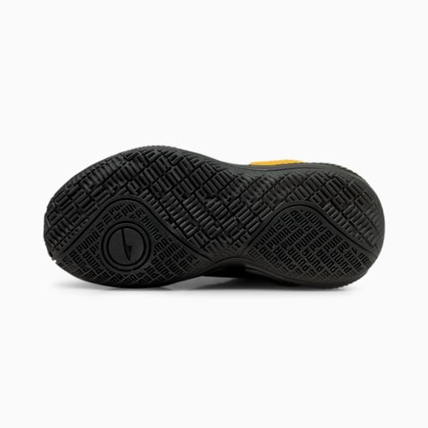 Court Rider Pop Unisex Sneakers, Puma Black-Orange Glow, extralarge-IND