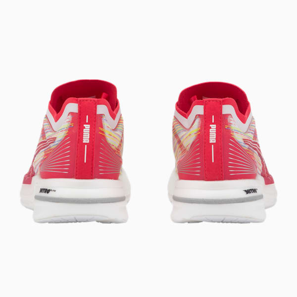 ディヴィエイト ニトロ エリート スペクトラ キズナ ランニングシューズ, Puma White-Hibiscus, extralarge-JPN