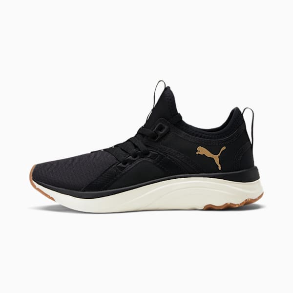 SoftRide Sophia Eco Sneakers JR, Puma Black-Puma Team Gold, extralarge
