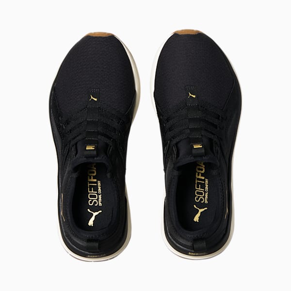 SoftRide Sophia Eco Sneakers JR, Puma Black-Puma Team Gold, extralarge