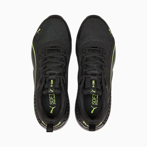 X-CELL Uprise Men's Running Shoes, Puma Black-Lime Squeeze