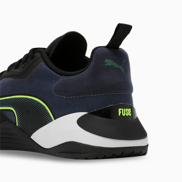 Fuse 2.0 Men's Training Shoes, Puma Black-Evening Sky-Lime Squeeze, extralarge-IND