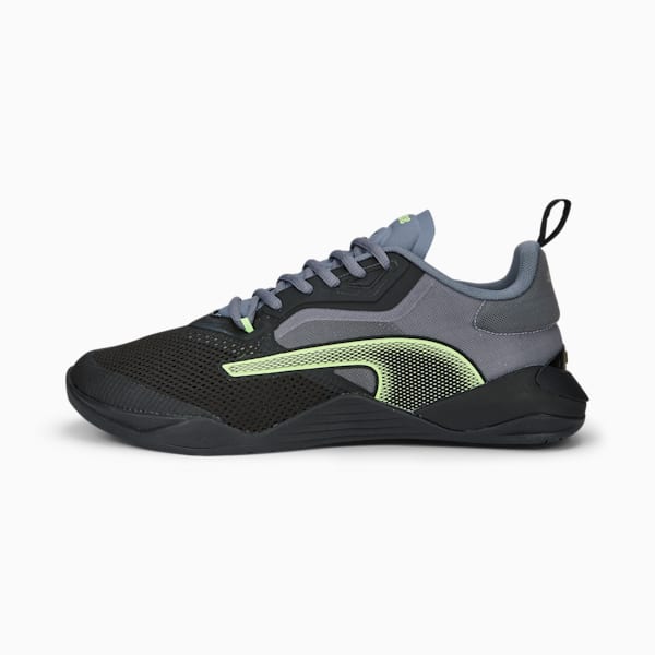 Fuse 2.0 Men's Training Shoes, PUMA Black-Gray Tile-Fast Yellow, extralarge