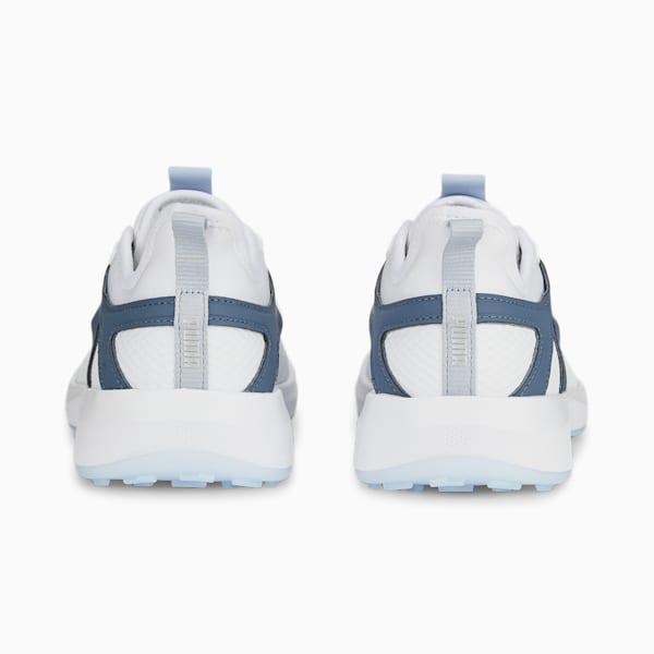 ウィメンズ ゴルフ イグナイト マリブ ラバーソール スパイクレス シューズ, PUMA White-PUMA Silver-Evening Sky