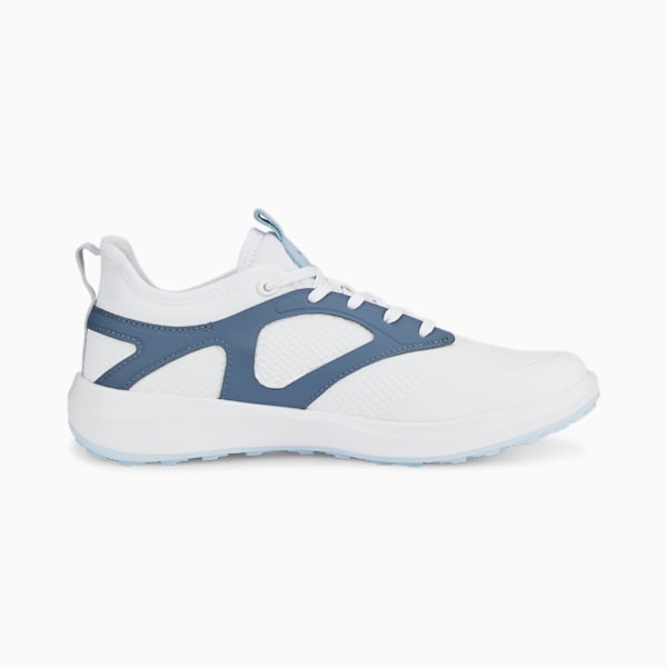 ウィメンズ ゴルフ イグナイト マリブ ラバーソール スパイクレス シューズ, PUMA White-PUMA Silver-Evening Sky
