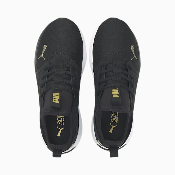 SOFTRIDE Fly Men's Walking Shoes, Puma Black-Puma Team Gold, extralarge-IDN