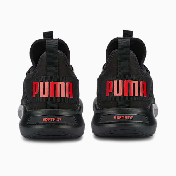 Softride Fly Men's Walking Shoes, Puma Black-High Risk Red
