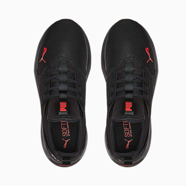 Softride Fly Men's Walking Shoes, Puma Black-High Risk Red