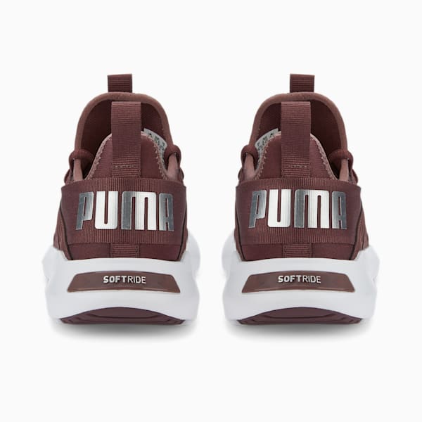 SOFTRIDE Fly Men's Walking Shoes, Dusty Plum-PUMA Silver, extralarge-IND