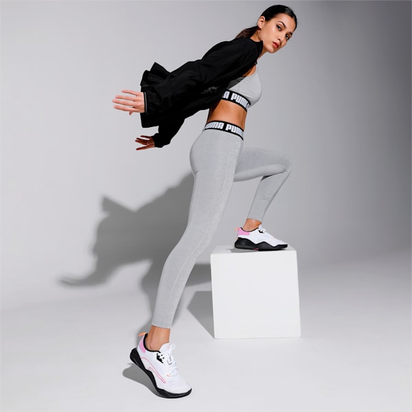 Fuse 2.0 Women's Training Shoes, Puma White-Puma Black-Deep Orchid-Neon Citrus, extralarge-IND