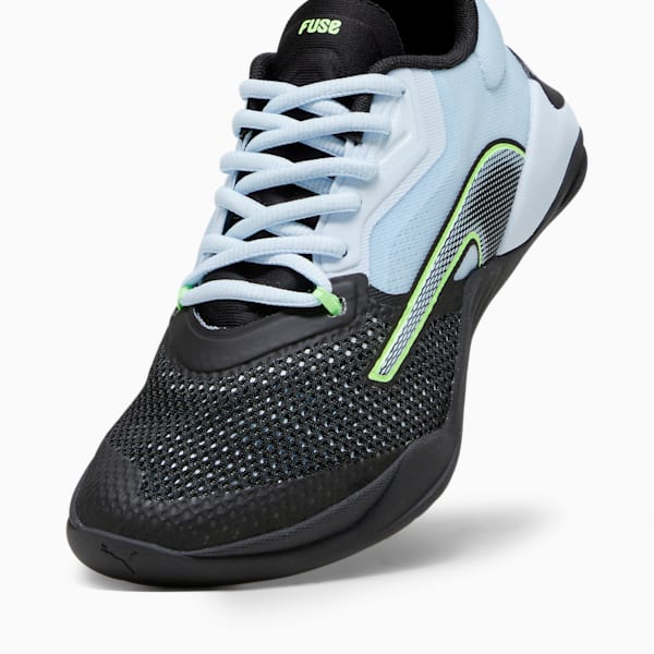 Fuse 2.0 Women's Training Shoes, PUMA Black-Icy Blue-Speed Green, extralarge