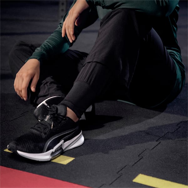 PWRFrame Women's Training Shoes, Puma Black-Puma White, extralarge-IND