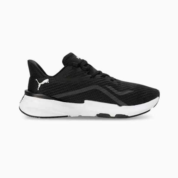 PWRFrame Women's Training Shoes, Puma Black-Puma White, extralarge-IND