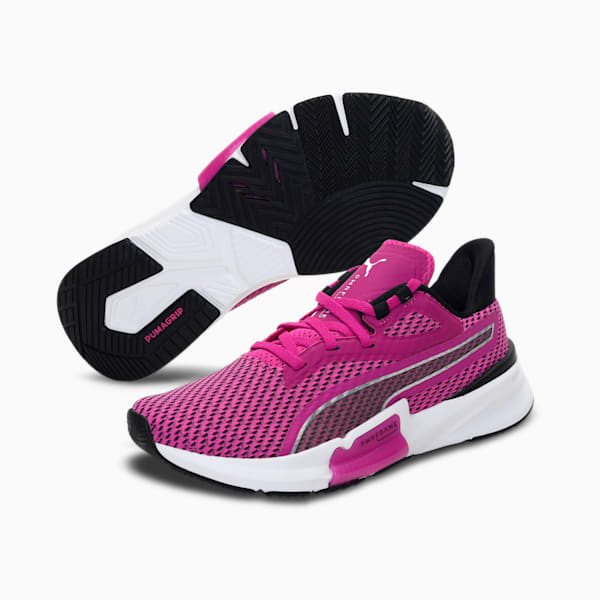 PWRFrame Women's Training Shoes, Deep Orchid-Puma Black, extralarge-IND