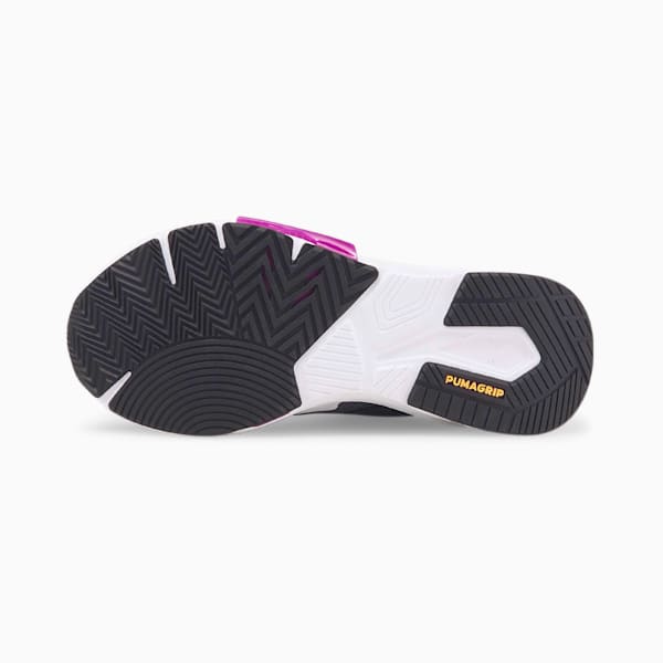 PWRFrame Women's Training Shoes, Puma Black-Deep Orchid-Neon Citrus