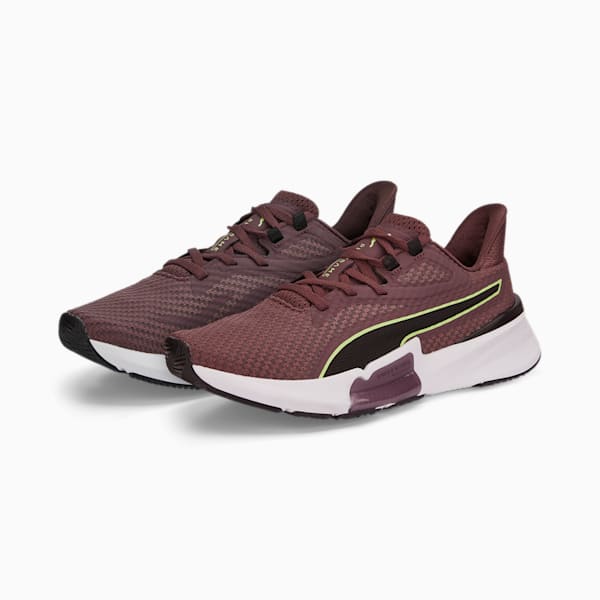 PWRFrame Women's Training Shoes, Dusty Plum-Fizzy Apple