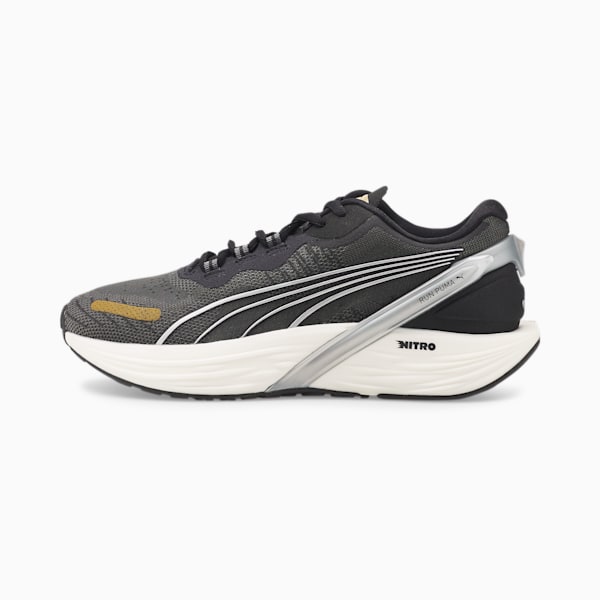 Run XX NITRO™ Women's Running Shoes, Puma Black-Metallic Silver-Puma Team Gold, extralarge-AUS