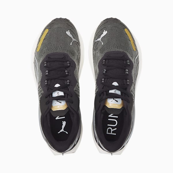 Run XX Nitro WNS Running Shoes Women, Puma Black-Metallic Silver-Puma Team Gold