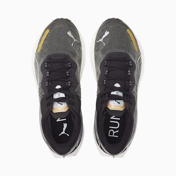Run XX Nitro WNS Women's Running Shoes, Puma Black-Metallic Silver-Puma Team Gold