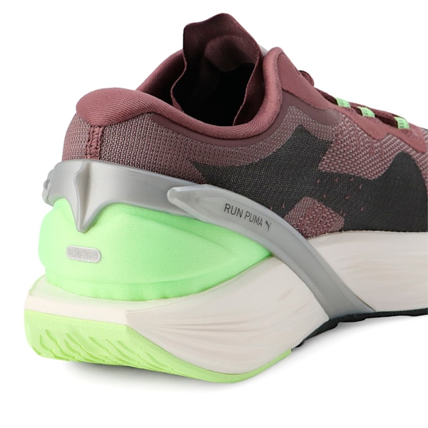 ウィメンズ RUN XX ニトロ ランニングシューズ, Dusty Plum-Fizzy Apple-Metallic Silver