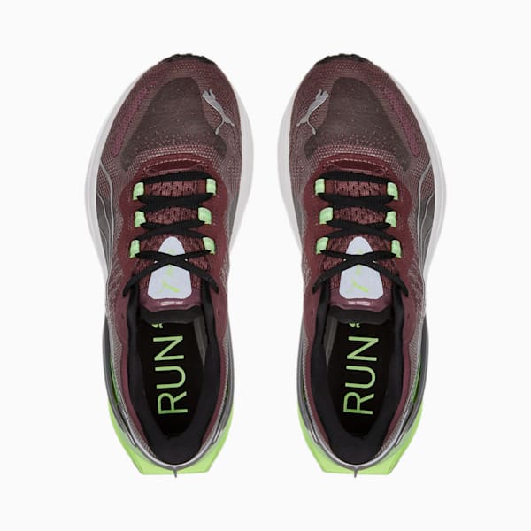 Run XX Nitro Women's Running Shoes, Dusty Plum-Fizzy Apple-Metallic Silver