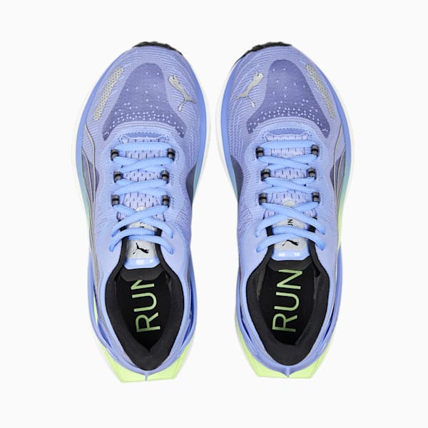 Run XX NITRO™ Women's Running Shoes, Elektro Purple-Fizzy Lime-PUMA Silver, extralarge-AUS