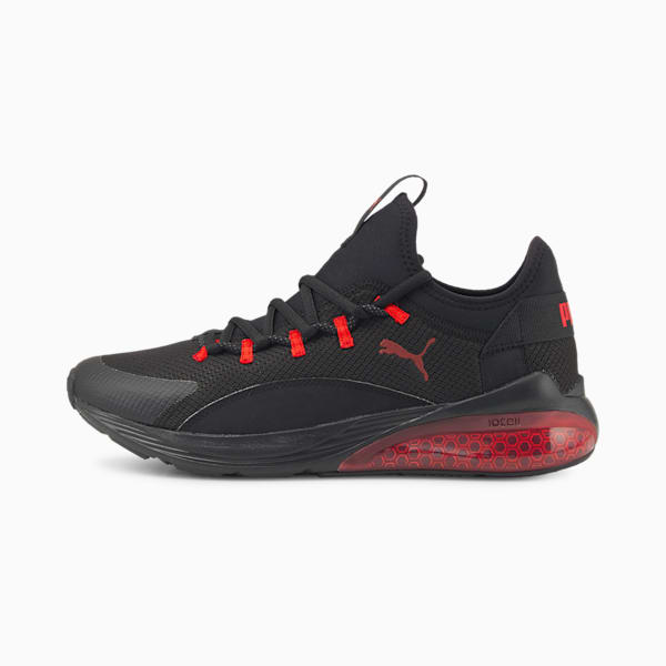 Cell Vive Unisex Training Shoes, Puma Black-High Risk Red, extralarge-IND
