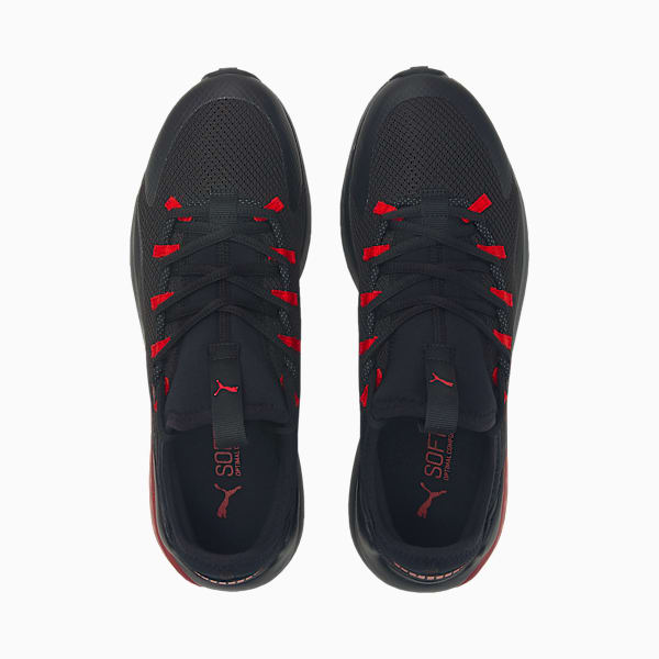 Cell Vive Men's Running Shoes, Puma Black-High Risk Red, extralarge