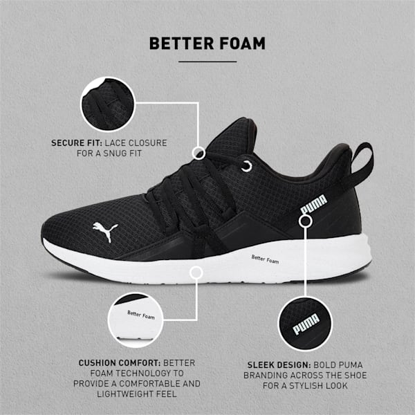 Better Foam Prowl Alt Women's Training Shoes, Puma Black-Nitro Blue, extralarge-IND