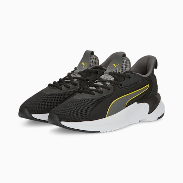 SOFTRIDE Premier Men's Running Shoes, PUMA Black-Cool Dark Gray-Fresh Pear, extralarge-IND