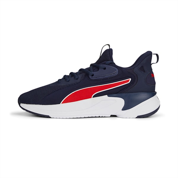 Softride Premier Men's Running Shoes, PUMA Navy-For All Time Red-PUMA White