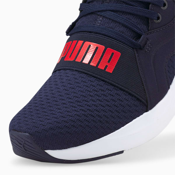 SOFTRIDE Rift Breeze Weave Men's Walking Shoes, Peacoat-High Risk Red, extralarge-IND