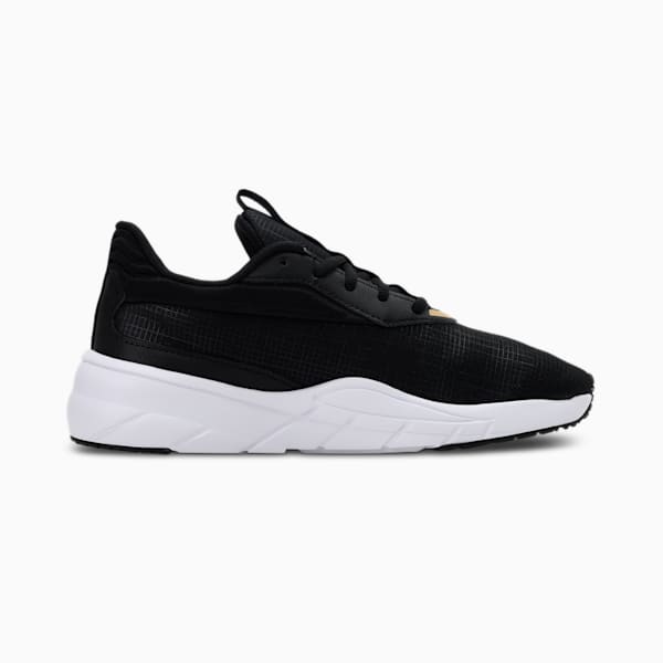 Lex Women's Running Shoes, Puma Black-Puma Team Gold
