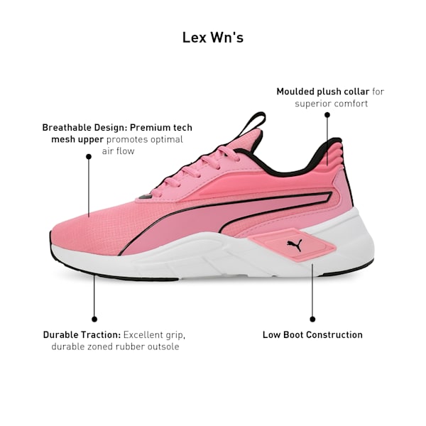 Lex Women's Training Shoes, Mauved Out-PUMA White, extralarge-IND