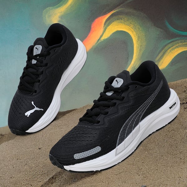 Velocity NITRO™ 2 Women's Running Shoes, Puma Black-Puma White, extralarge-IND