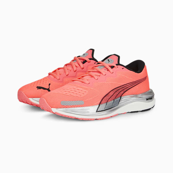 Velocity NITRO™ 2 Women's Running Shoes, Sunset Glow-Puma Black, extralarge-AUS