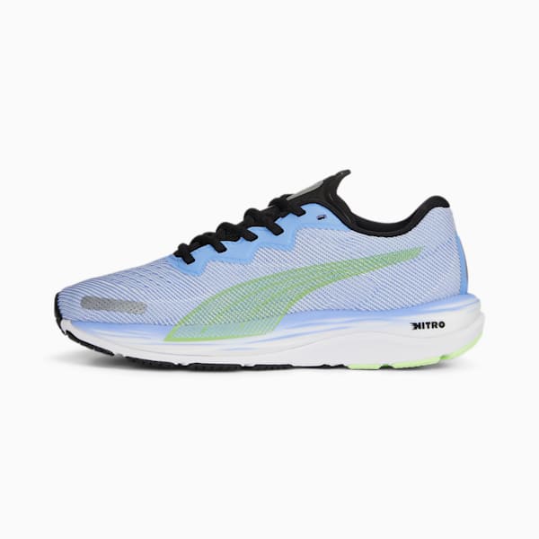 Velocity NITRO 2 Women's Running Shoes, Elektro Purple-Fizzy Lime, extralarge-GBR