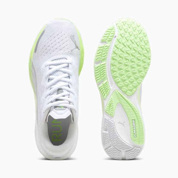 Velocity NITRO™ 2 Women's Running Shoes, PUMA White-Speed Green, extralarge-IND