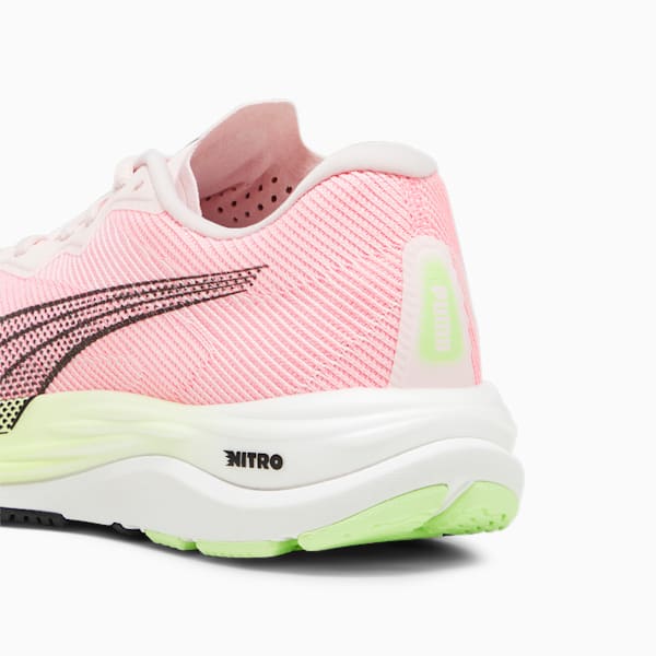 Velocity NITRO™ 2 Women's Running Shoes, Frosty Pink-Speed Green, extralarge-IND