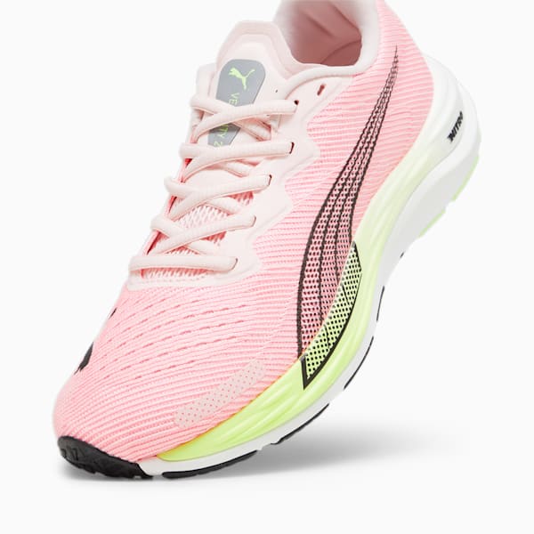 Velocity NITRO™ 2 Women's Running Shoes, Frosty Pink-Speed Green, extralarge-IND
