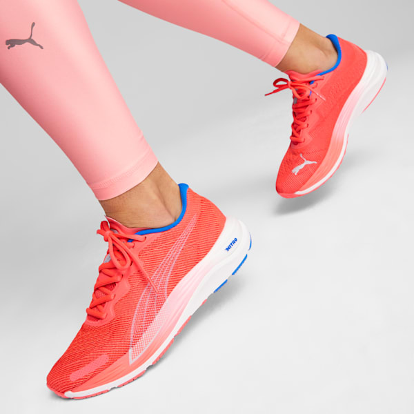 Tenis para correr para mujer Velocity Nitro 2, Fire Orchid-Ultra Blue, extralarge