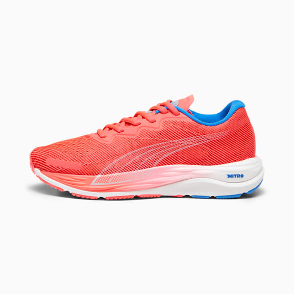 Puma Running Velocity Nitro 2 sneakers in blue and yellow