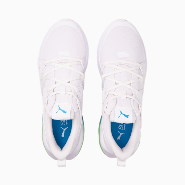 Chaussures de sport Cell Fraction Hype Homme, Puma White-Ocean Dive-Fizzy Lime