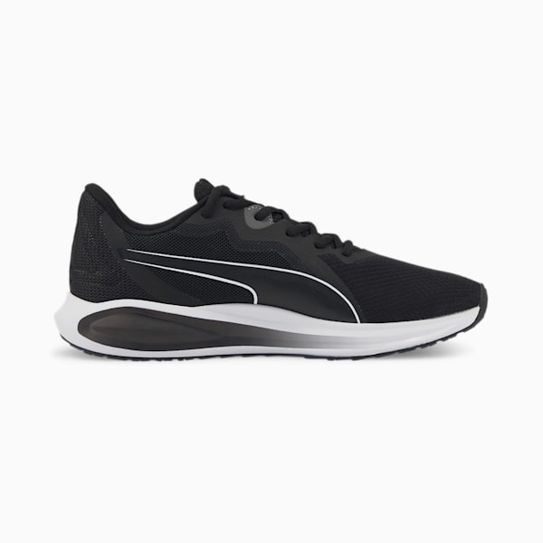 Twitch Runner Unisex Running Shoes, Puma Black-Puma White, extralarge-IND
