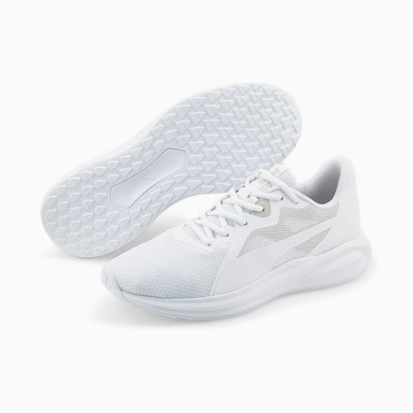 Twitch Runner Unisex Running Shoes, Puma White-Gray Violet, extralarge-IND