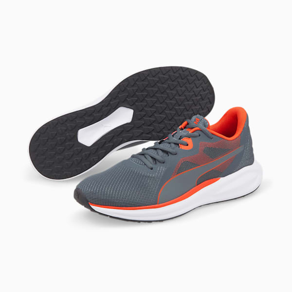 Tenis para correr Twitch Runner, Dark Slate-Cherry Tomato, extralarge