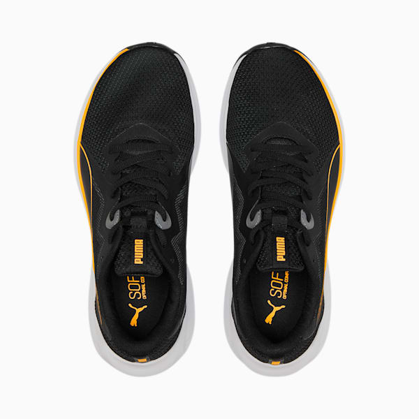 Twitch Runner Unisex Running Shoes, Puma Black-Sun Stream, extralarge-IND
