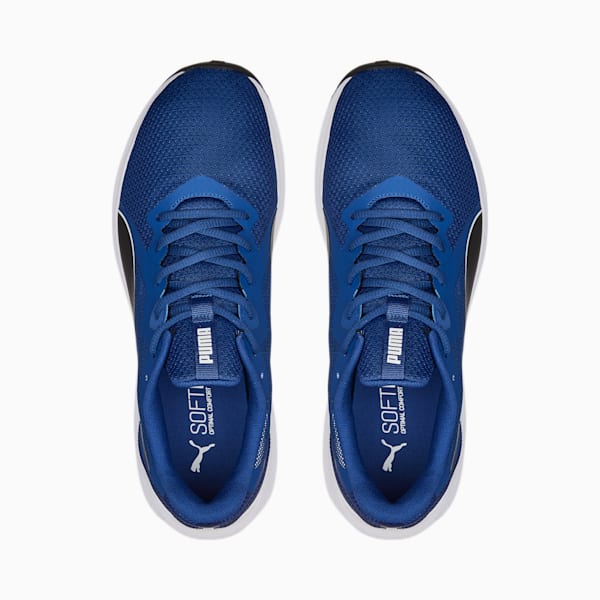 Twitch Runner Men's Running Shoes, Blazing Blue-PUMA Black-Puma White