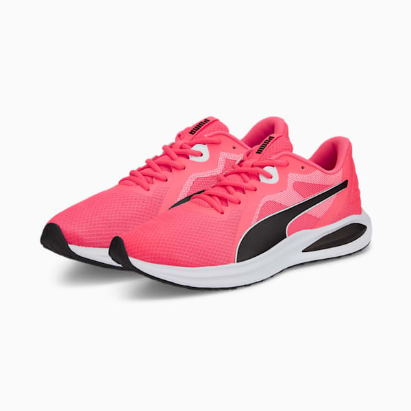 Twitch Runner Running Shoes, Sunset Glow-Puma Black-PUMA White, extralarge-IND