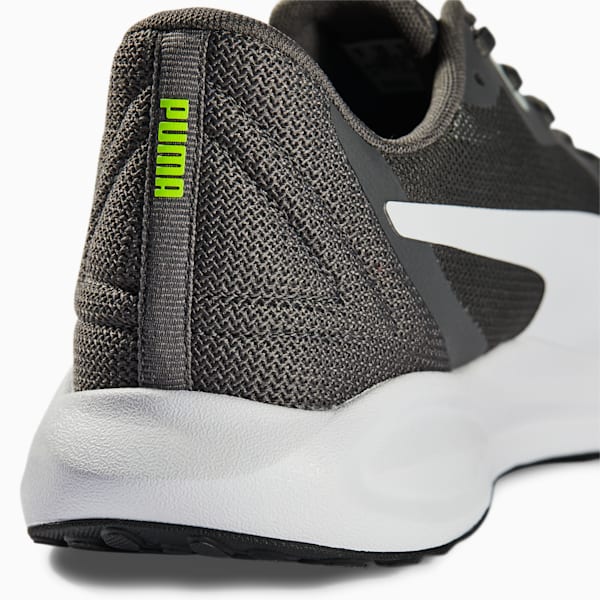 Twitch Runner Unisex Running Shoes, CASTLEROCK-Lime Squeeze-PUMA White, extralarge-IND